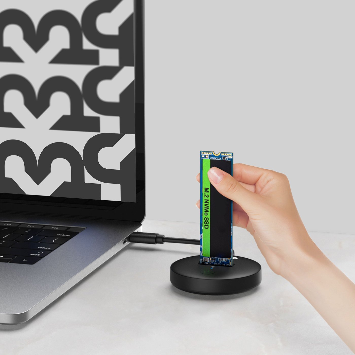 Plexgear Dockningsstation M.2 NVMe