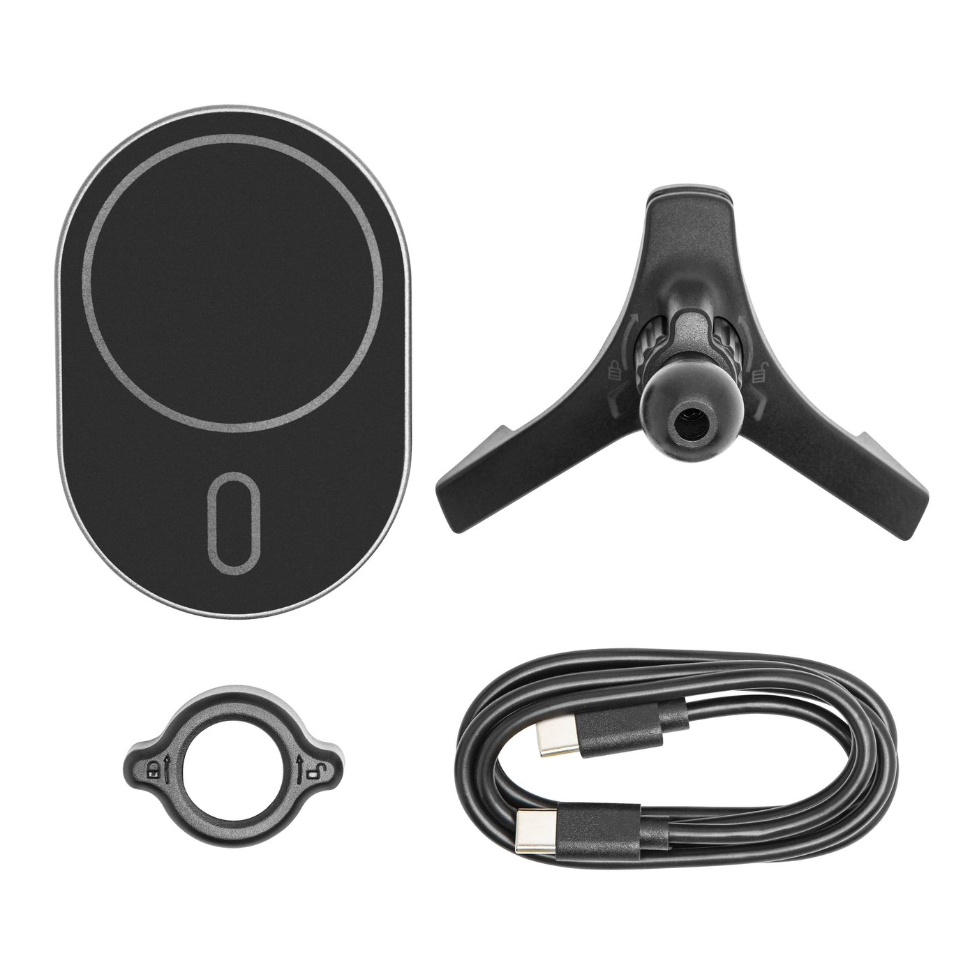 Linocell Magsafe-ladeplate for bilen 15 W