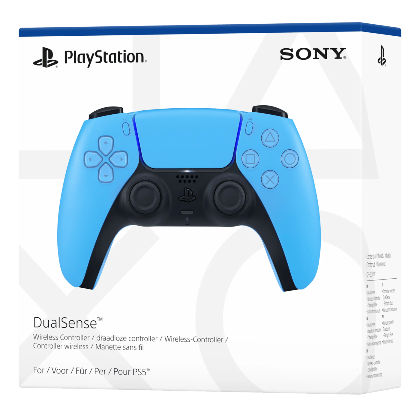 Sony DualSense V2 Trådløs håndkontroller Blå