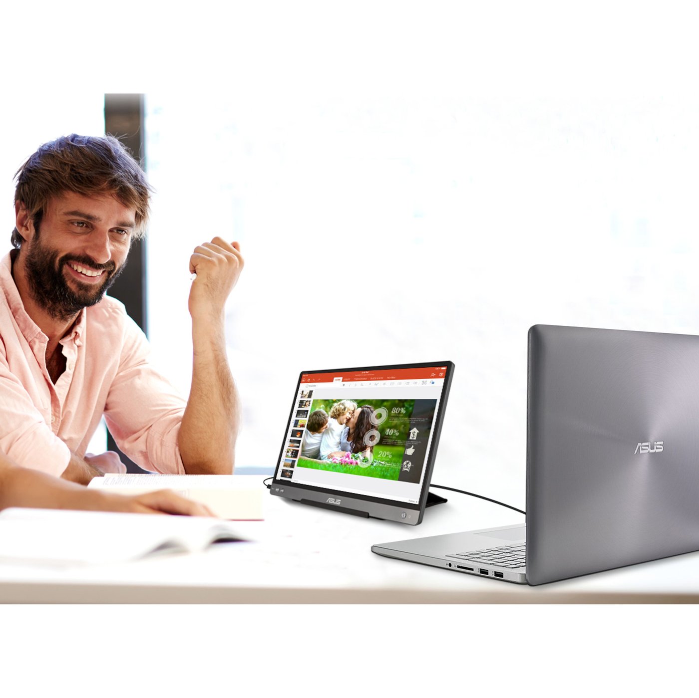 Asus ZenScreen MB14AC Portabel monitor 14" USB-A/USB-C