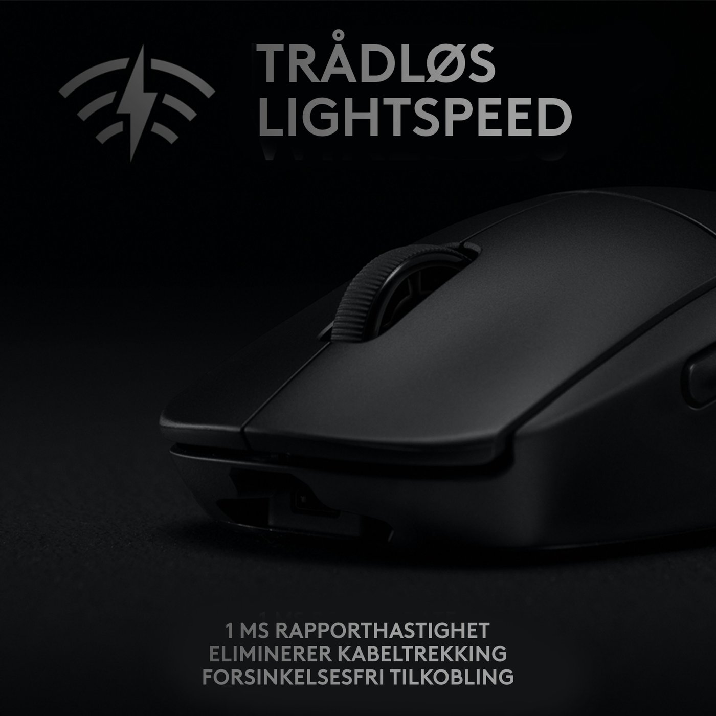 Logitech G Pro Trådløs gaming-mus for proffene