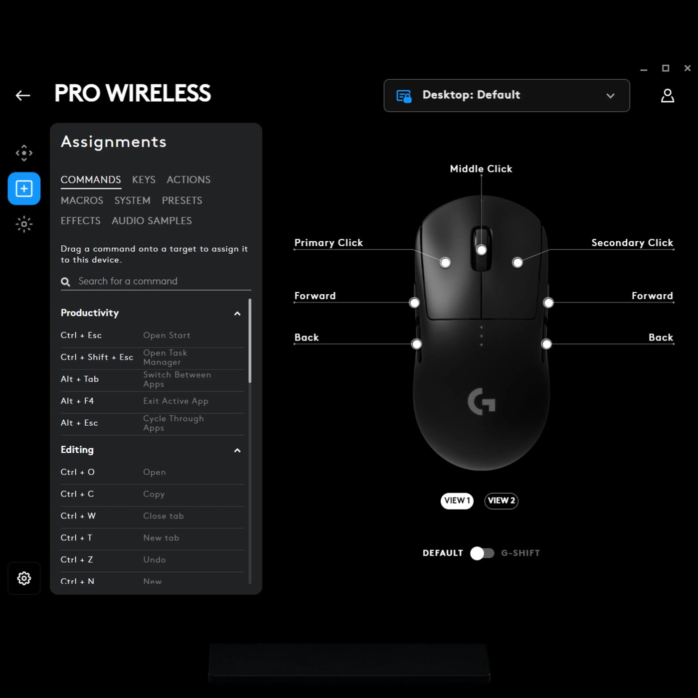 Logitech G Pro Trådløs gaming-mus for proffene