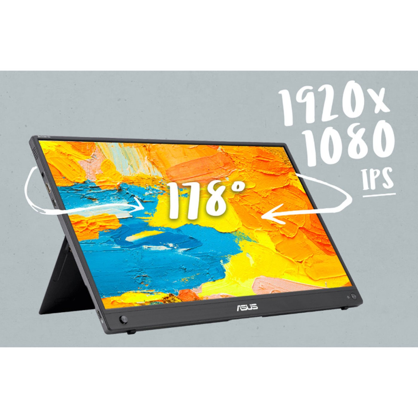 Asus ZenScreen Go MB16AWP Trådlös monitor 15,6