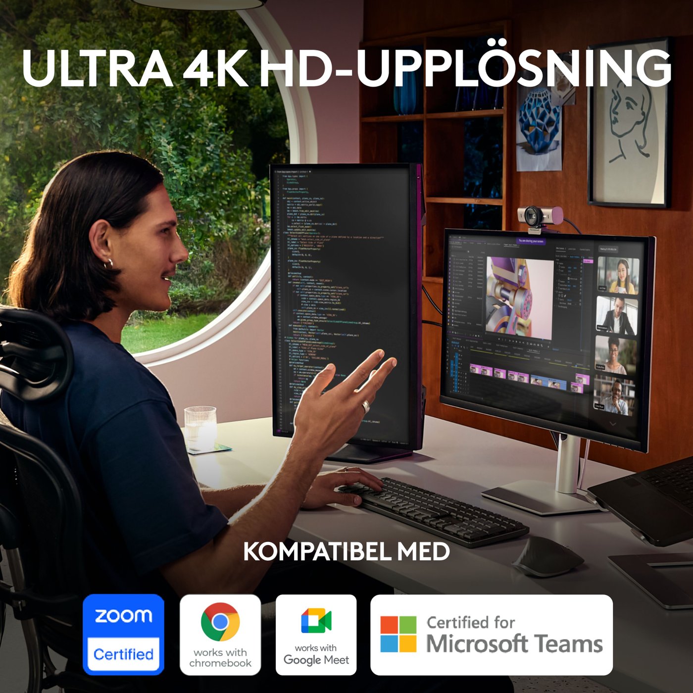 Logitech MX Brio 4K webbkamera