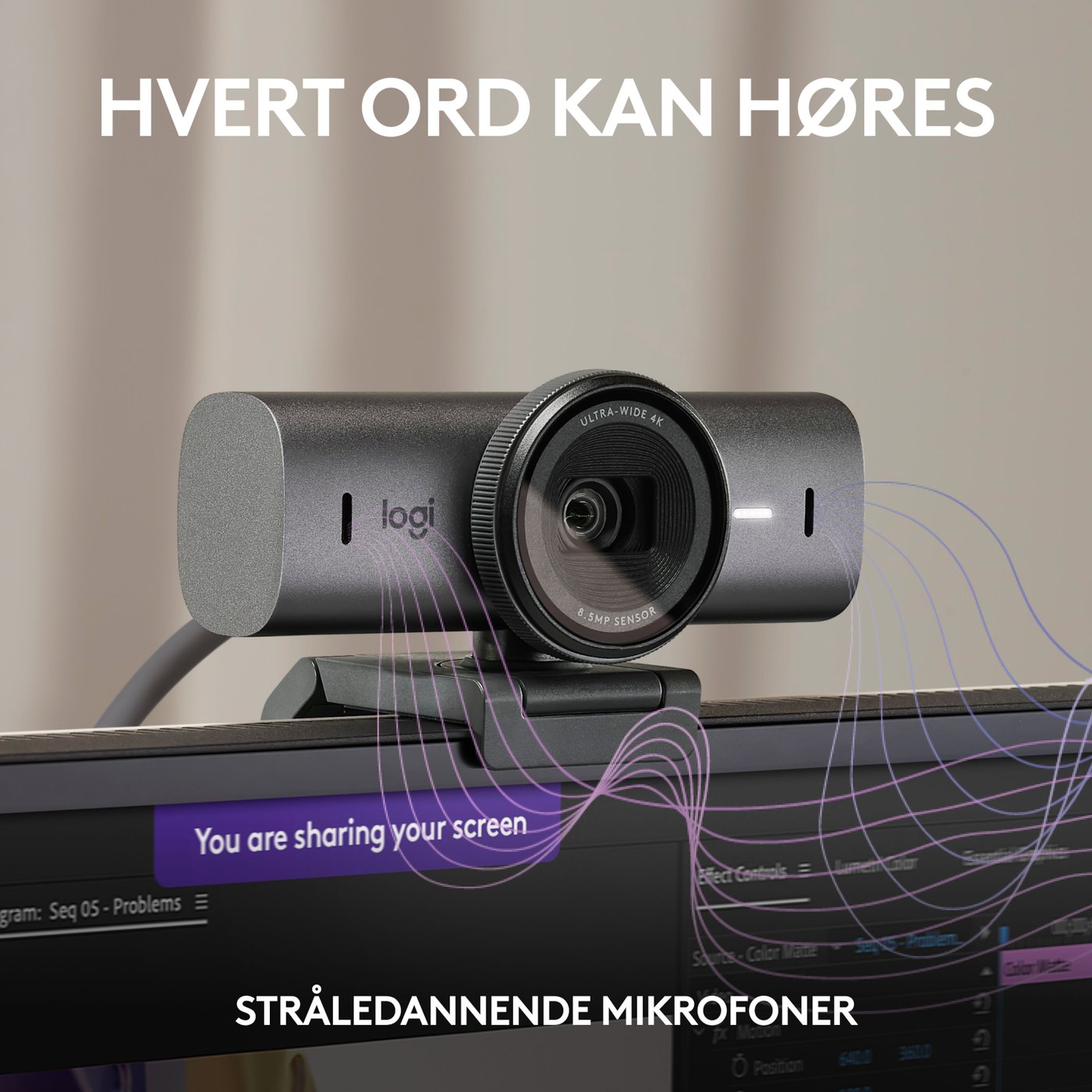 Logitech MX Brio 4K Webkamera