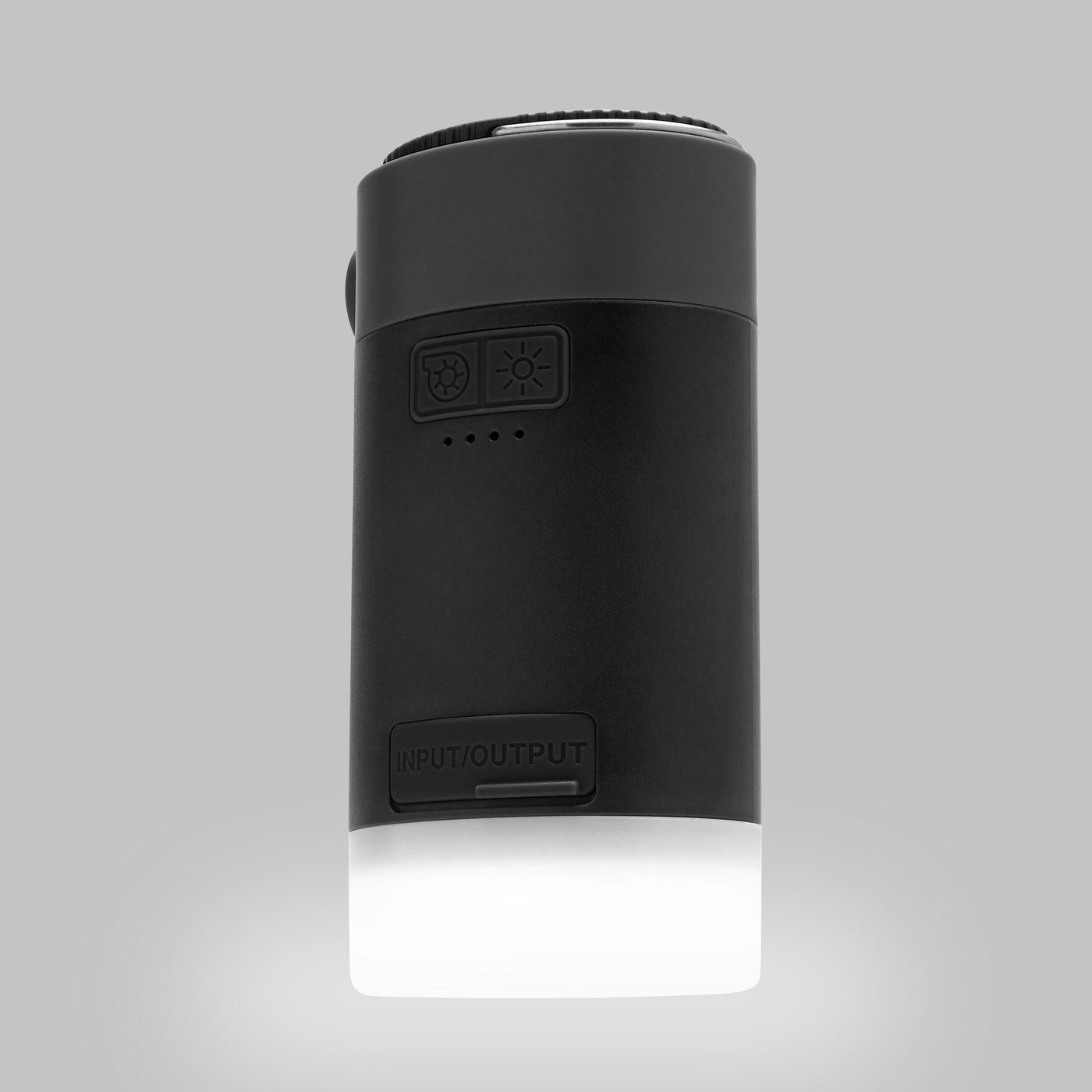 Luxorparts Solcellepumpe med lykt og powerbank-funksjon