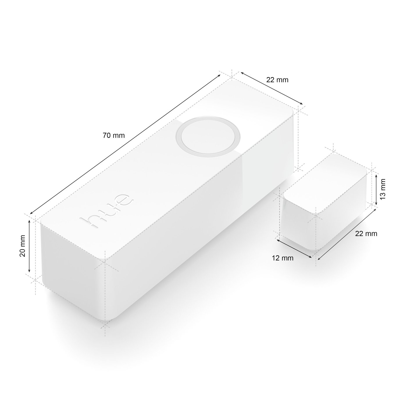 Philips Hue Secure Kontaktsensor - Hvit 1-pk.