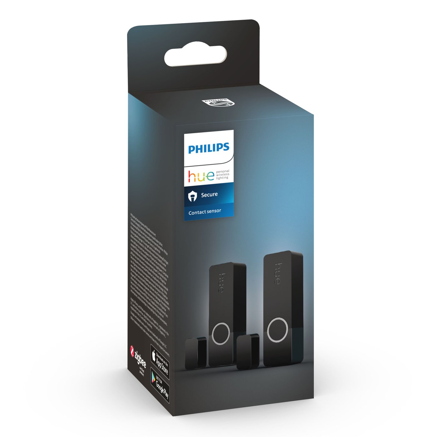 Philips Hue Secure kontaktsensor Svart 2-pack