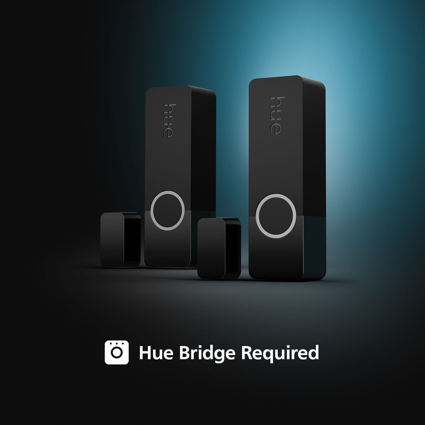 Philips Hue Secure kontaktsensor Svart 2-pack