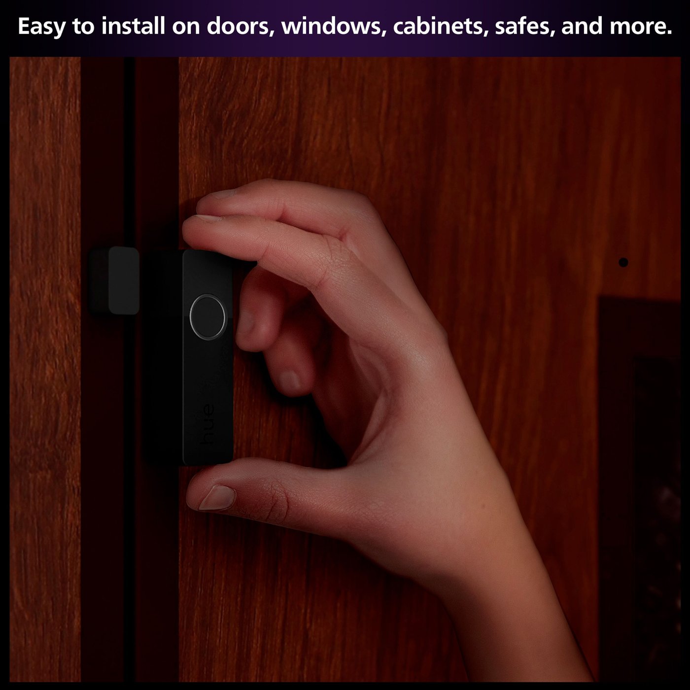 Philips Hue Secure kontaktsensor Svart 2-pack