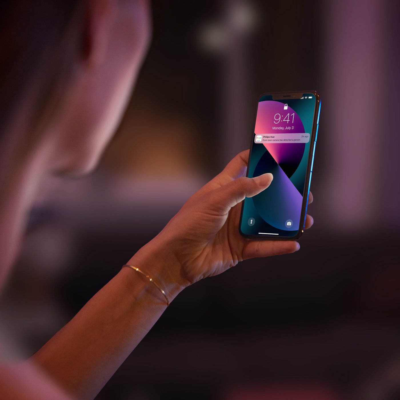 Philips Hue Secure Wired Cam Svart