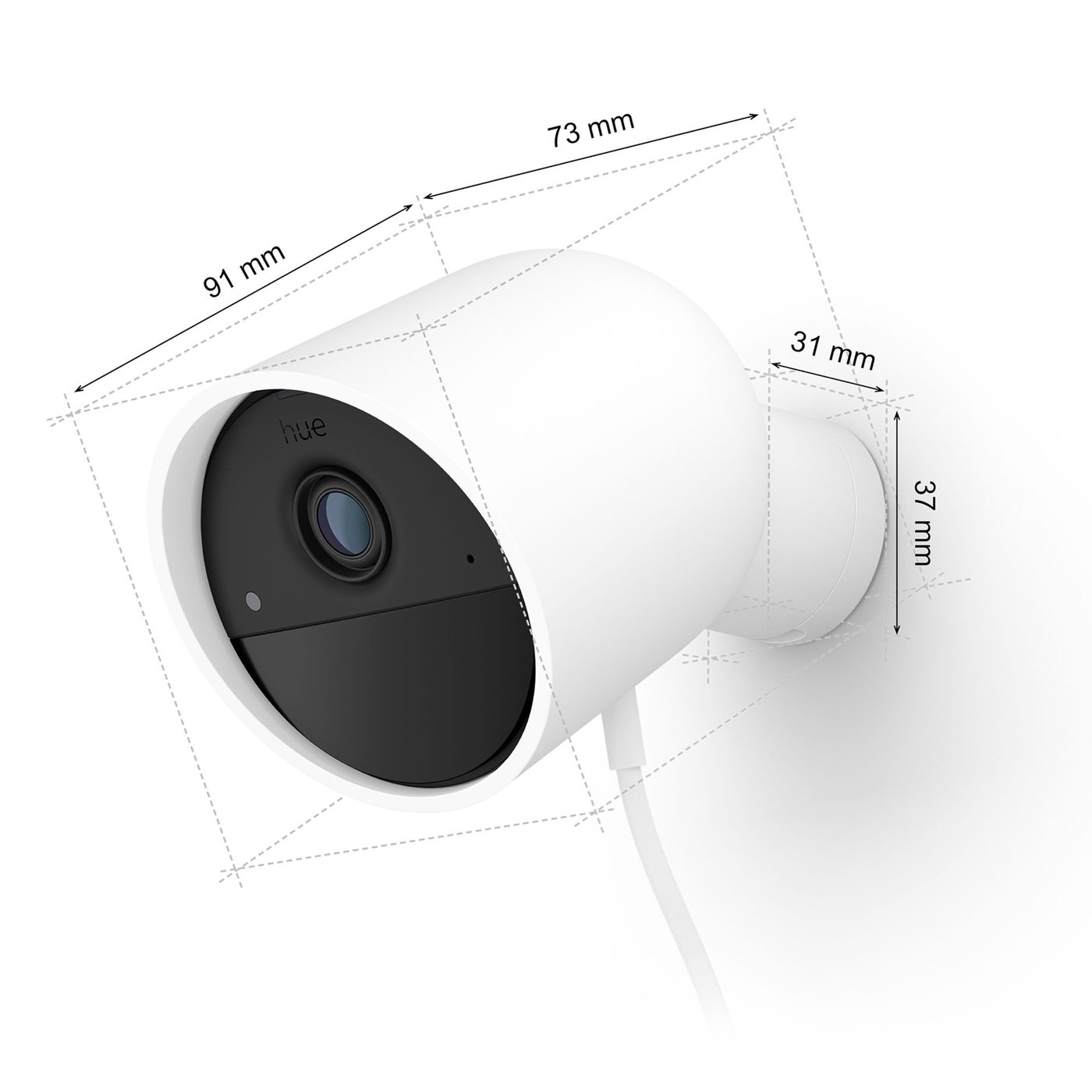 Philips Hue Secure Wired Cam Hvit