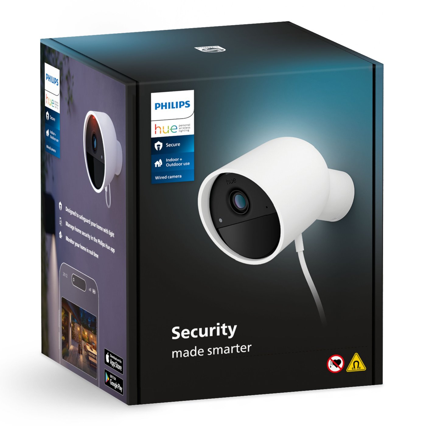 Philips Hue Secure Wired Cam Hvit