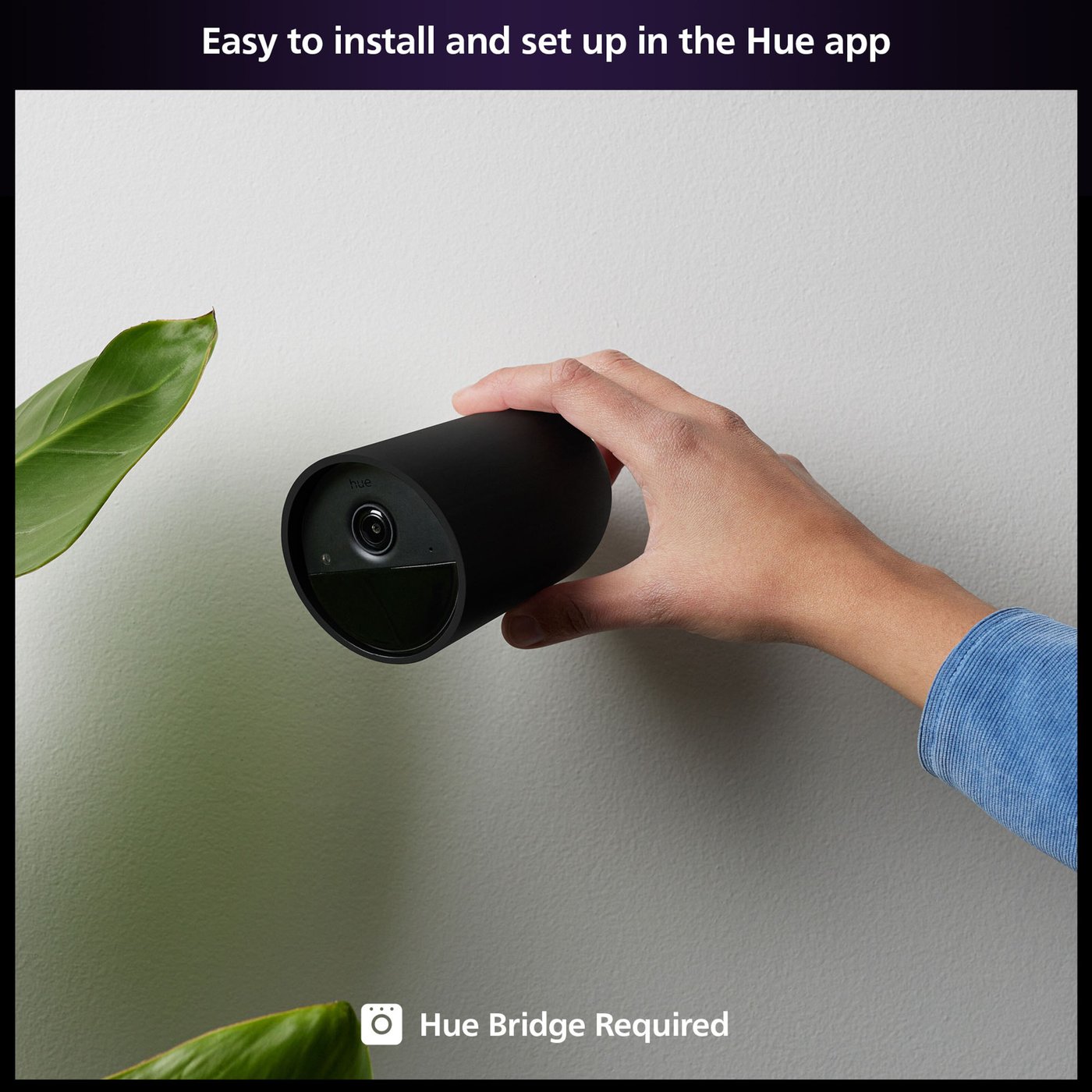 Philips Hue Secure Battery Cam Svart