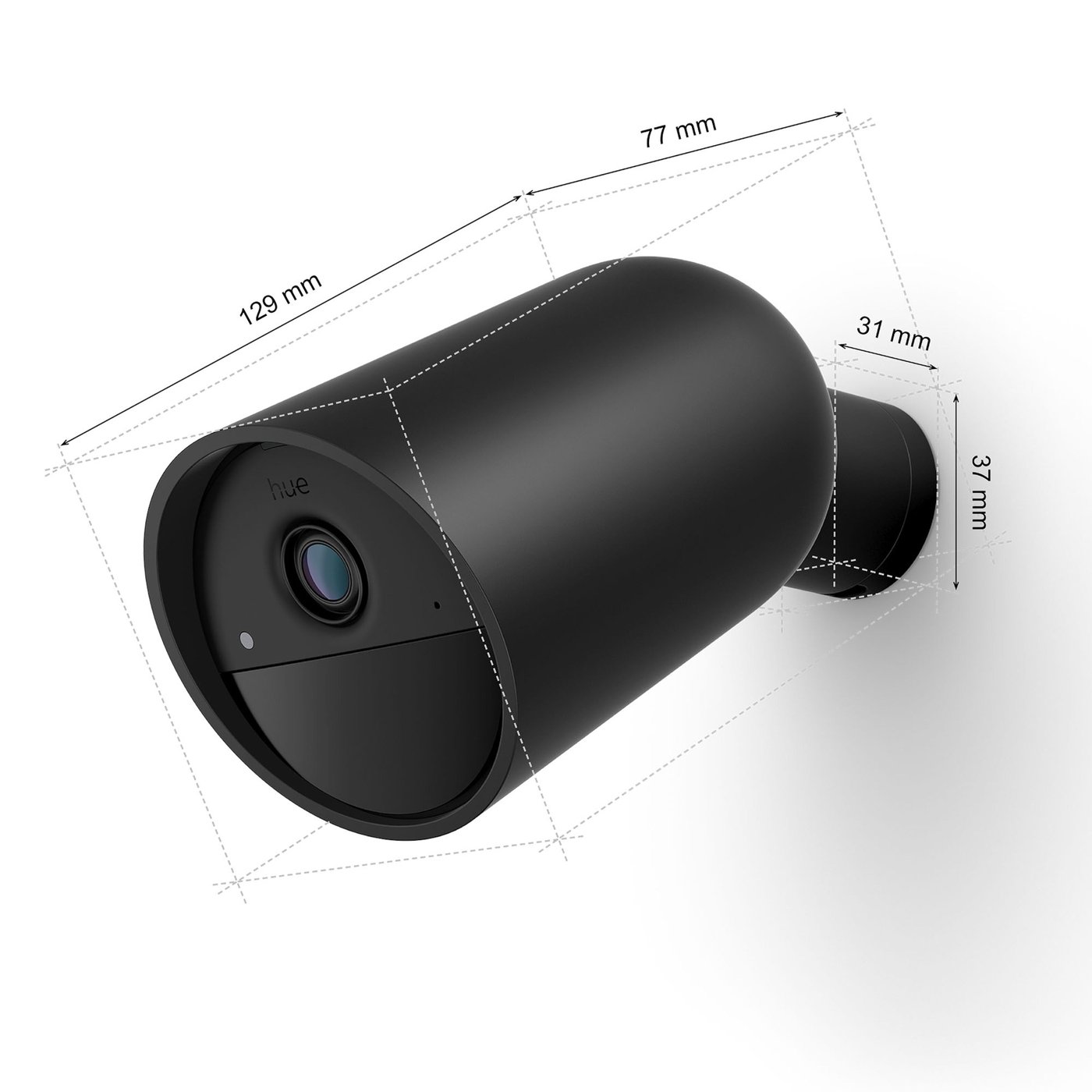Philips Hue Secure Battery Cam Svart