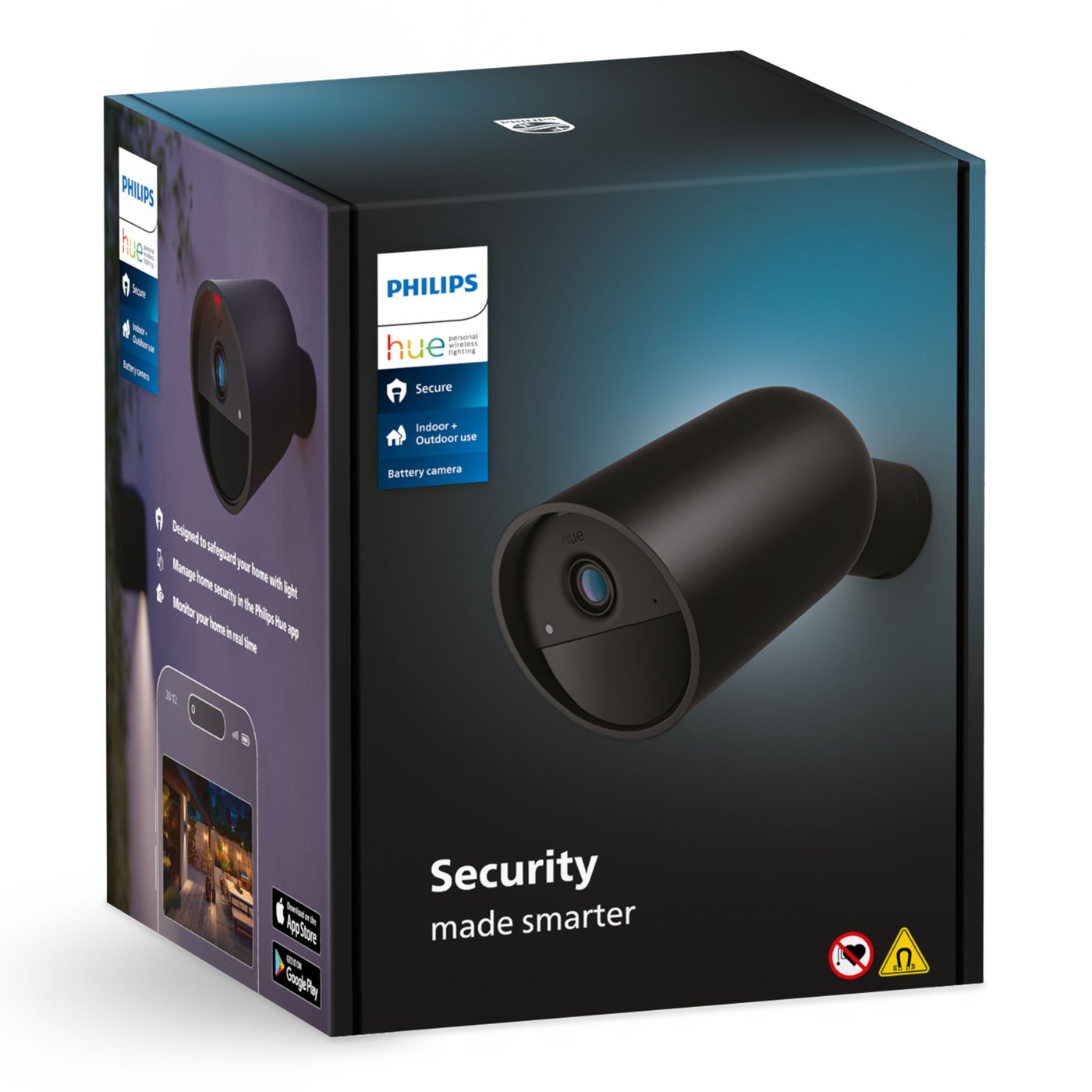 Philips Hue Secure Battery Cam Svart