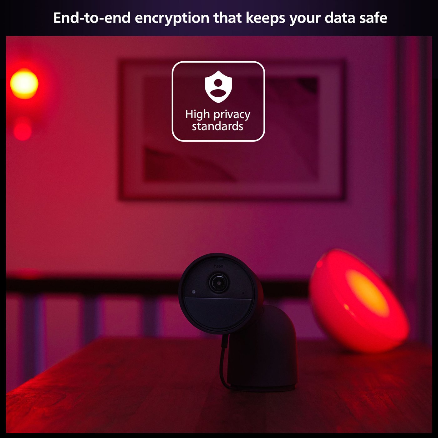 Philips Hue Secure Desktop Cam Svart