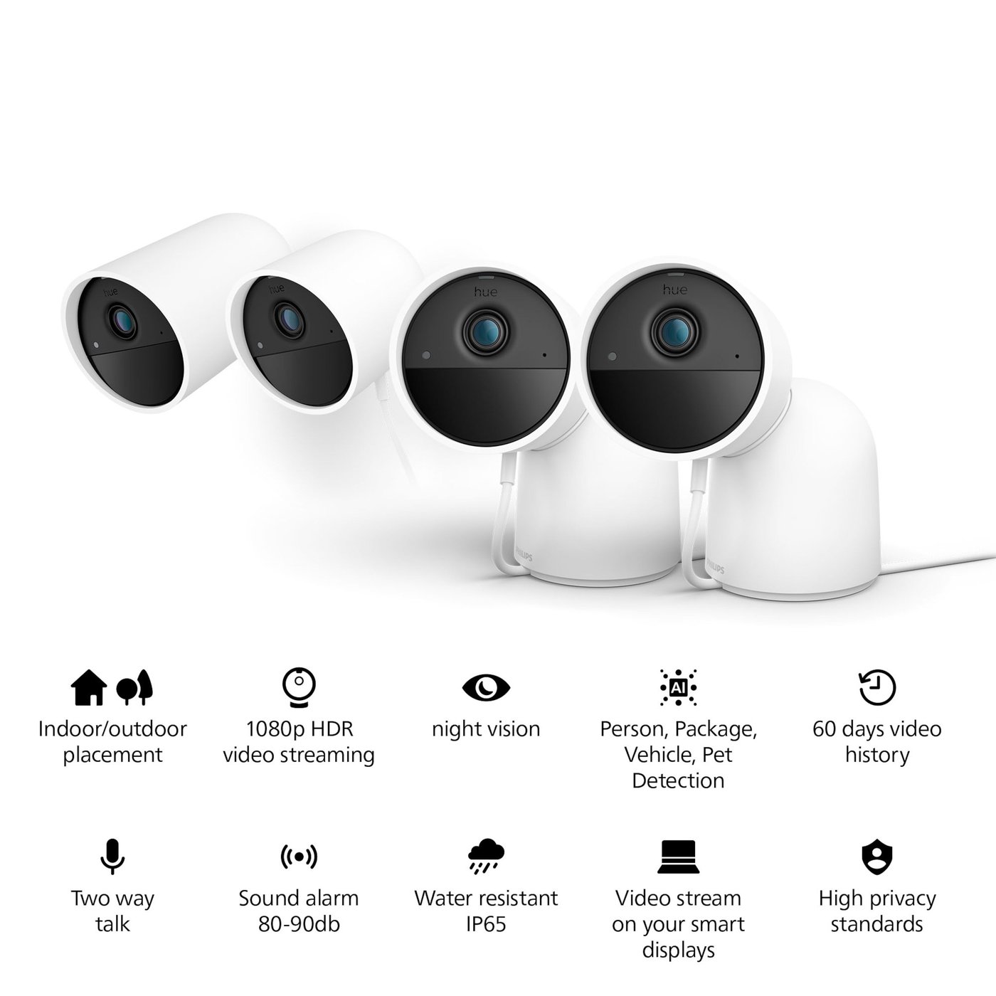 Philips Hue Secure Desktop Cam Hvit