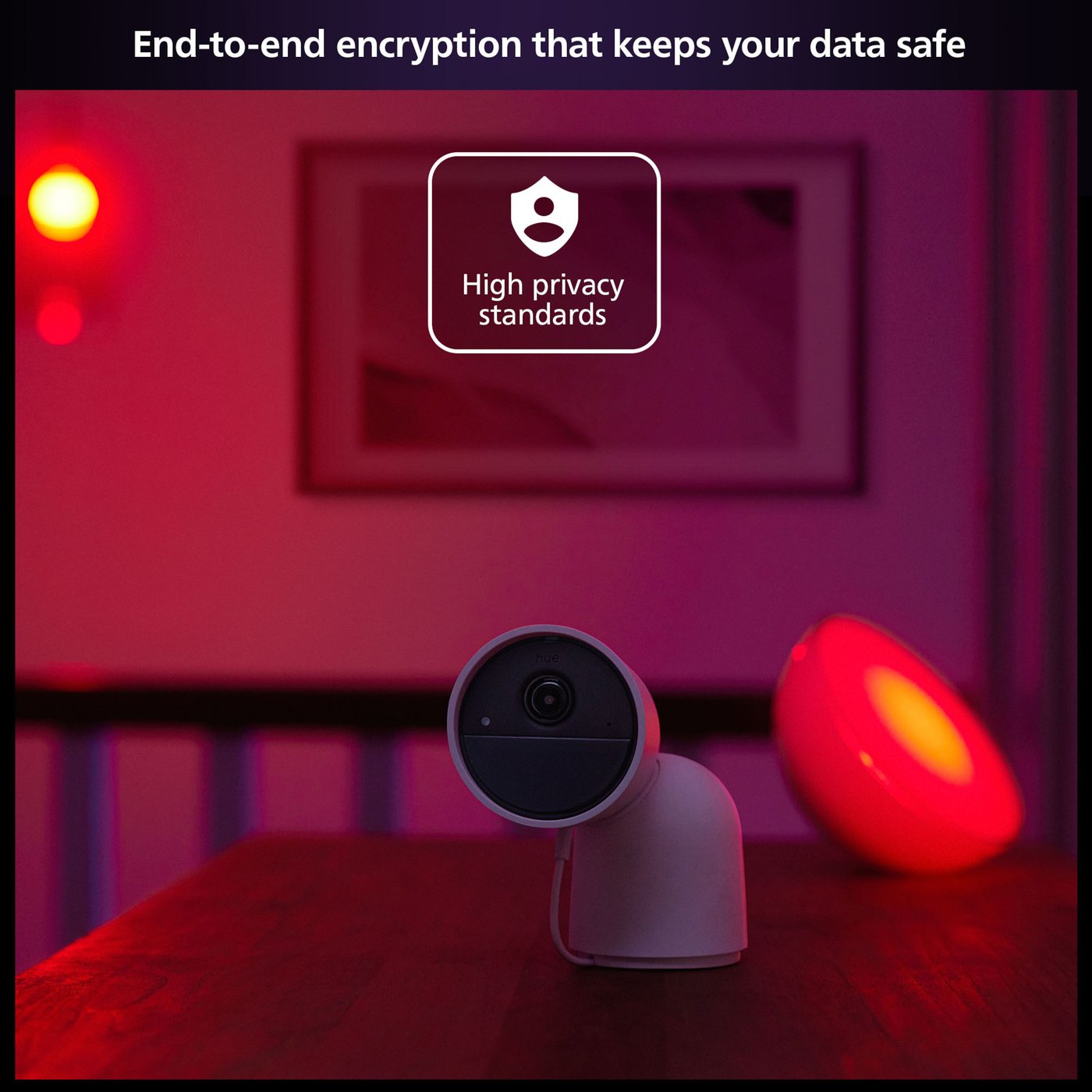 Philips Hue Secure Desktop Cam Hvit