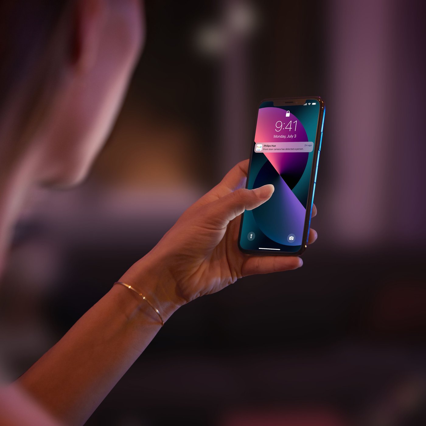 Philips Hue Secure Desktop Cam Hvit