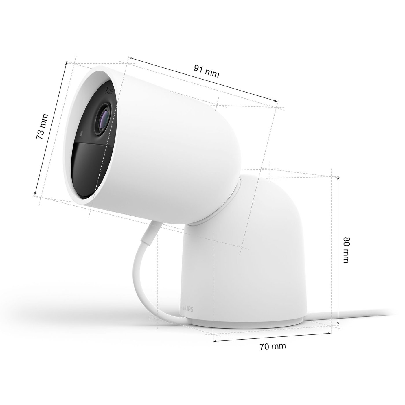 Philips Hue Secure Desktop Cam Hvit