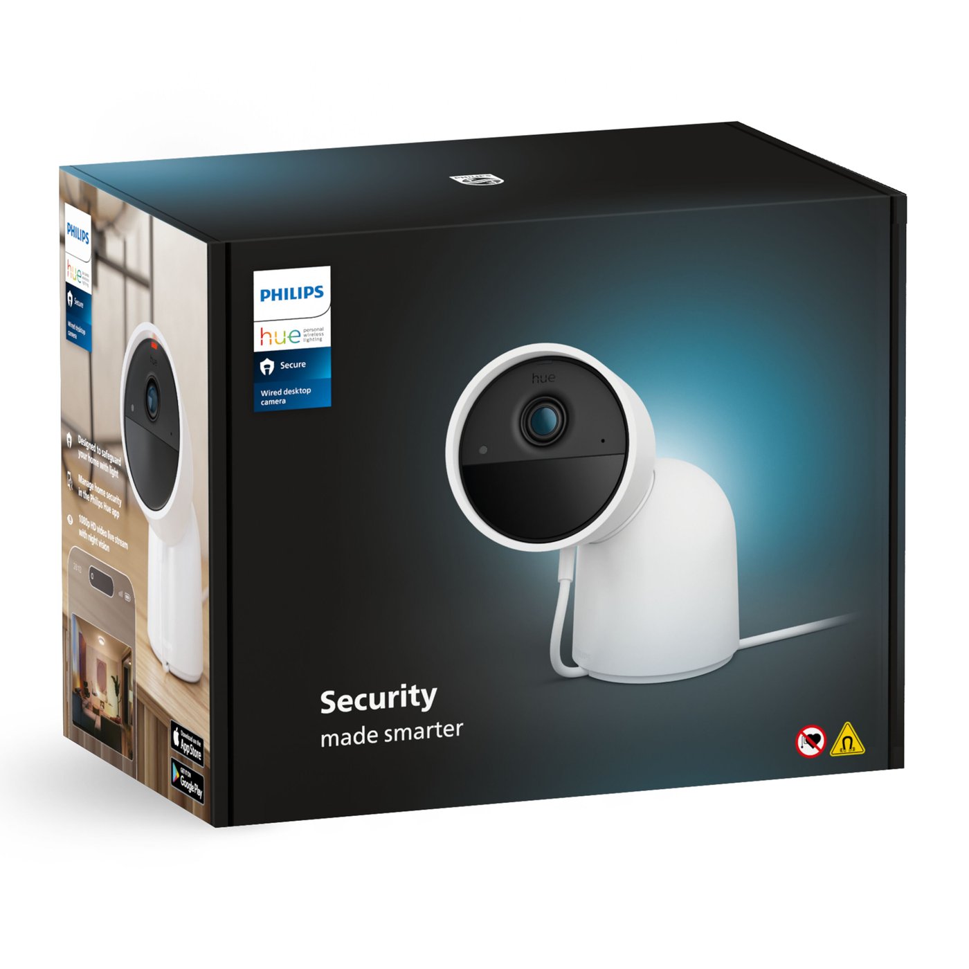 Philips Hue Secure Desktop Cam Hvit