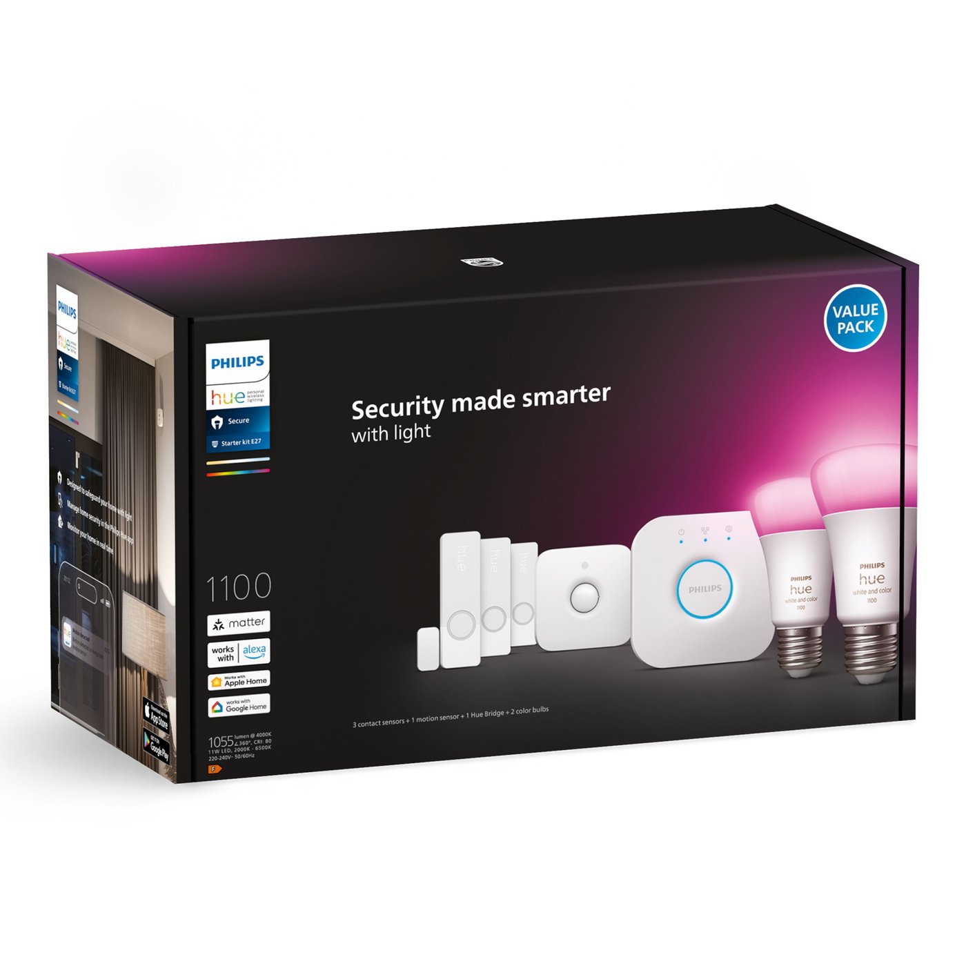 Philips Hue Secure Startpaket
