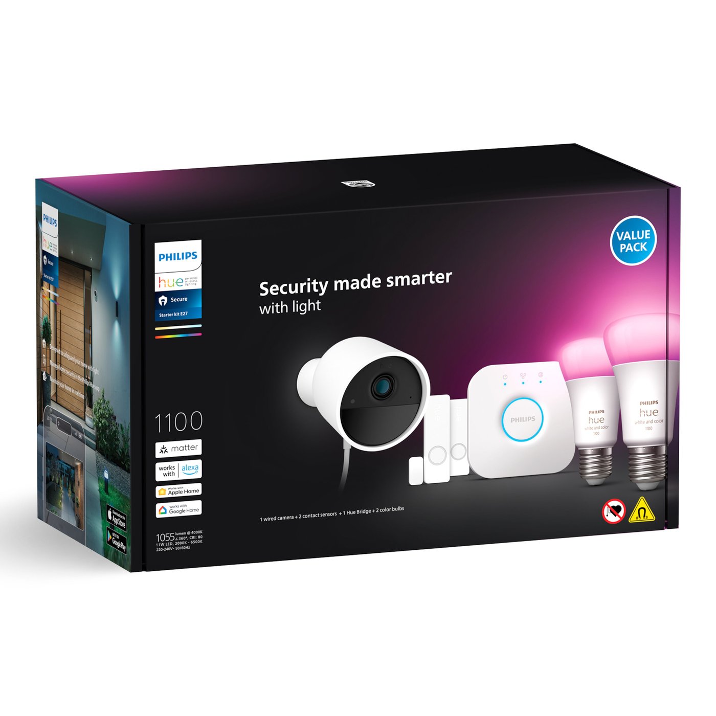 Philips Hue Secure Cam Startpakke