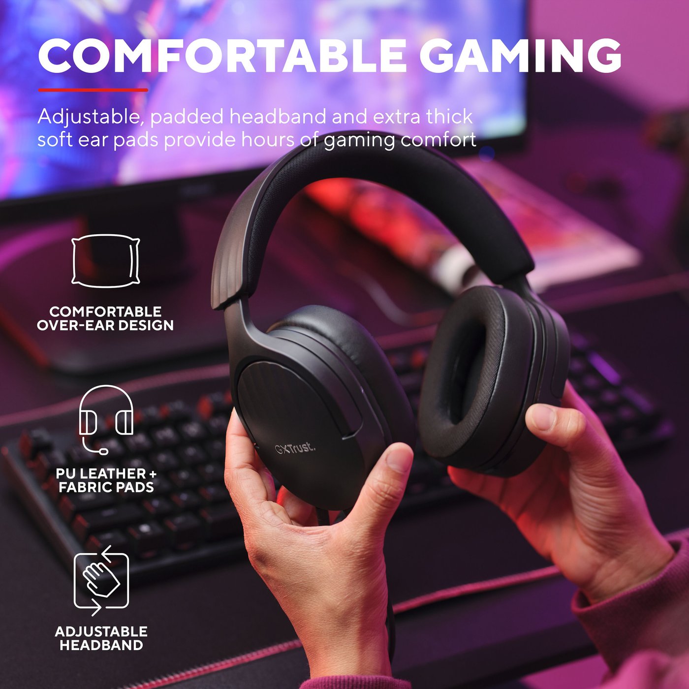 Trust GXT 489 Fayzo Gaming-Headset