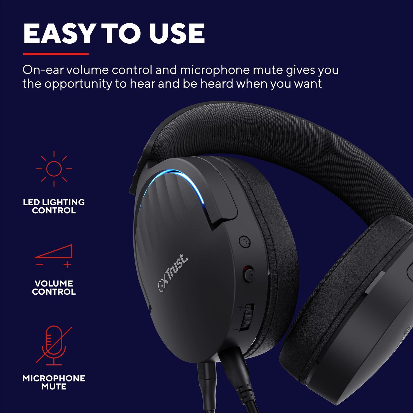 Trust GXT 490 Fayzo 7.1 Gaming-Headset