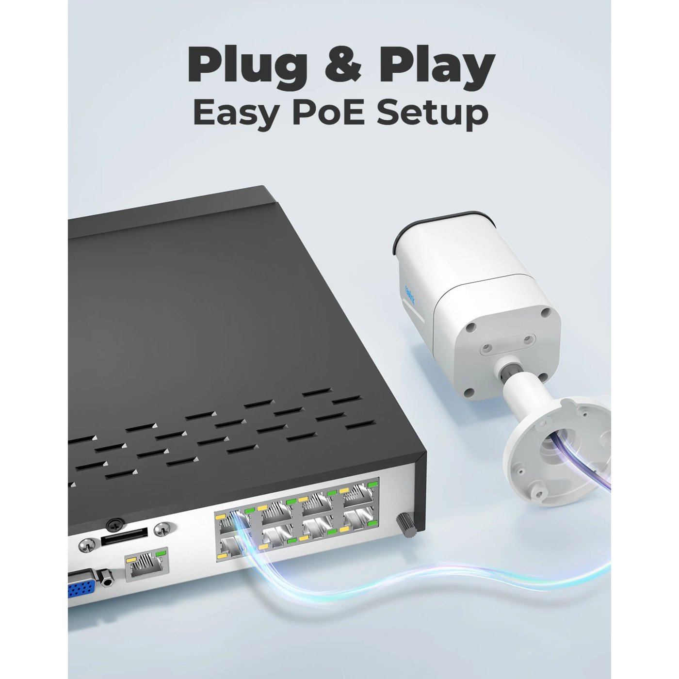 Reolink P320 POE-utendørskamera 5 megapiksler