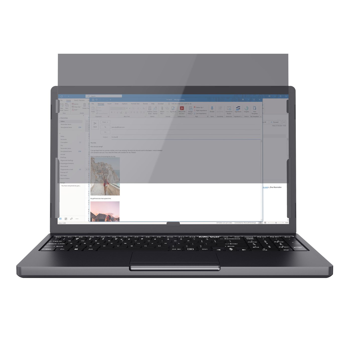 Trust Privacy Filter för laptop 15,6"