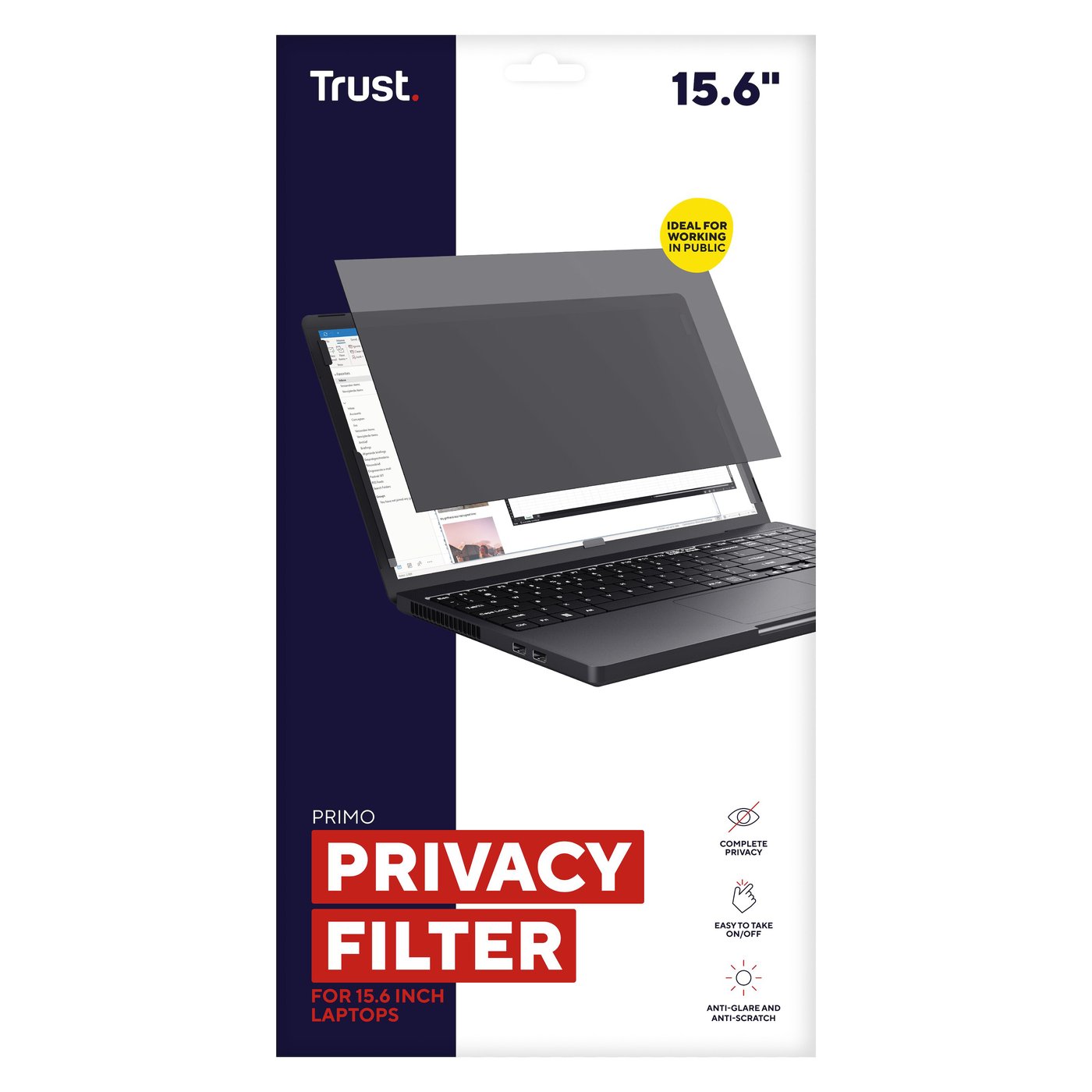 Trust Privacy Filter för laptop 15,6"