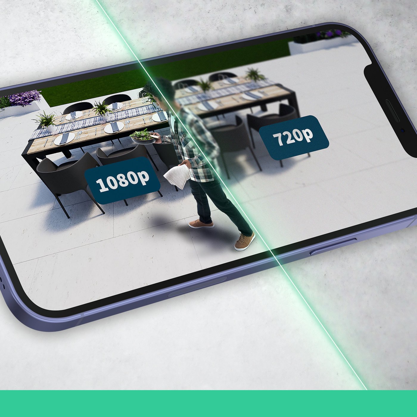 Arlo Essential HD XL Overvåkingskamera 2-pk.