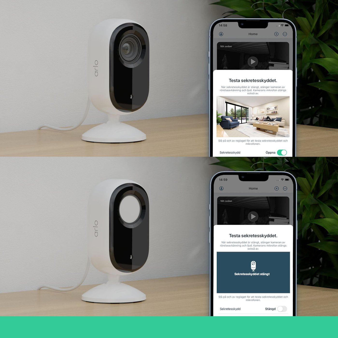 Arlo Essential 2K Inomhuskamera 2-pack