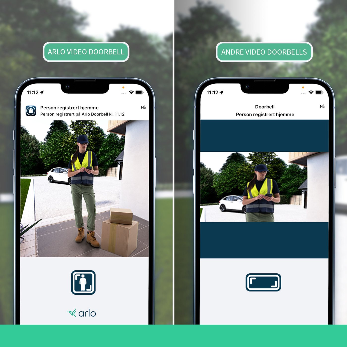 Arlo Essential doorbell 2 Trådløs dørklokke
