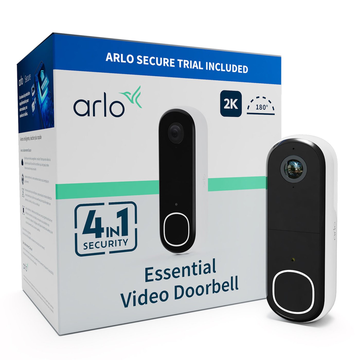 Arlo Essential doorbell 2 2K Trådløs Dørklokke