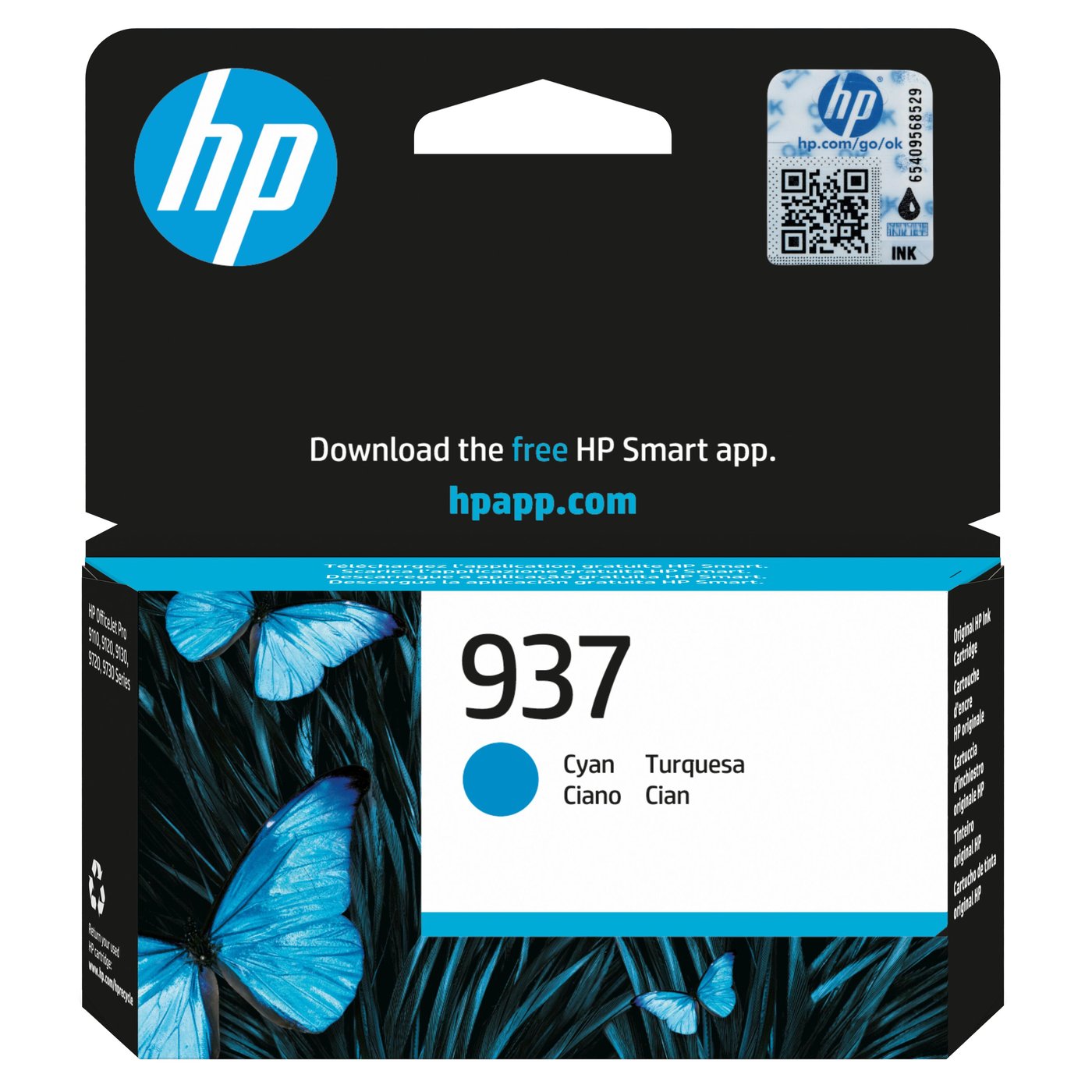 HP 924 Blekkpatron - Cyan