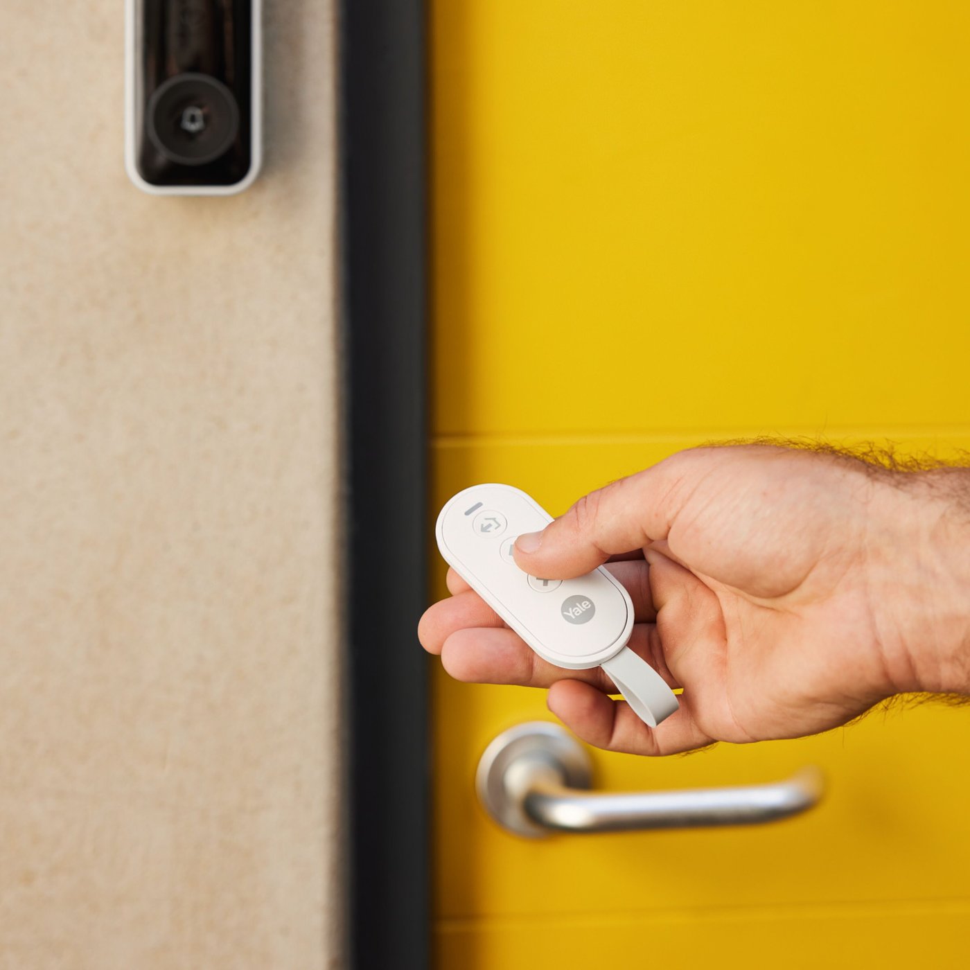 Yale Keyfob Fjernkontroll med alarmfunksjoner