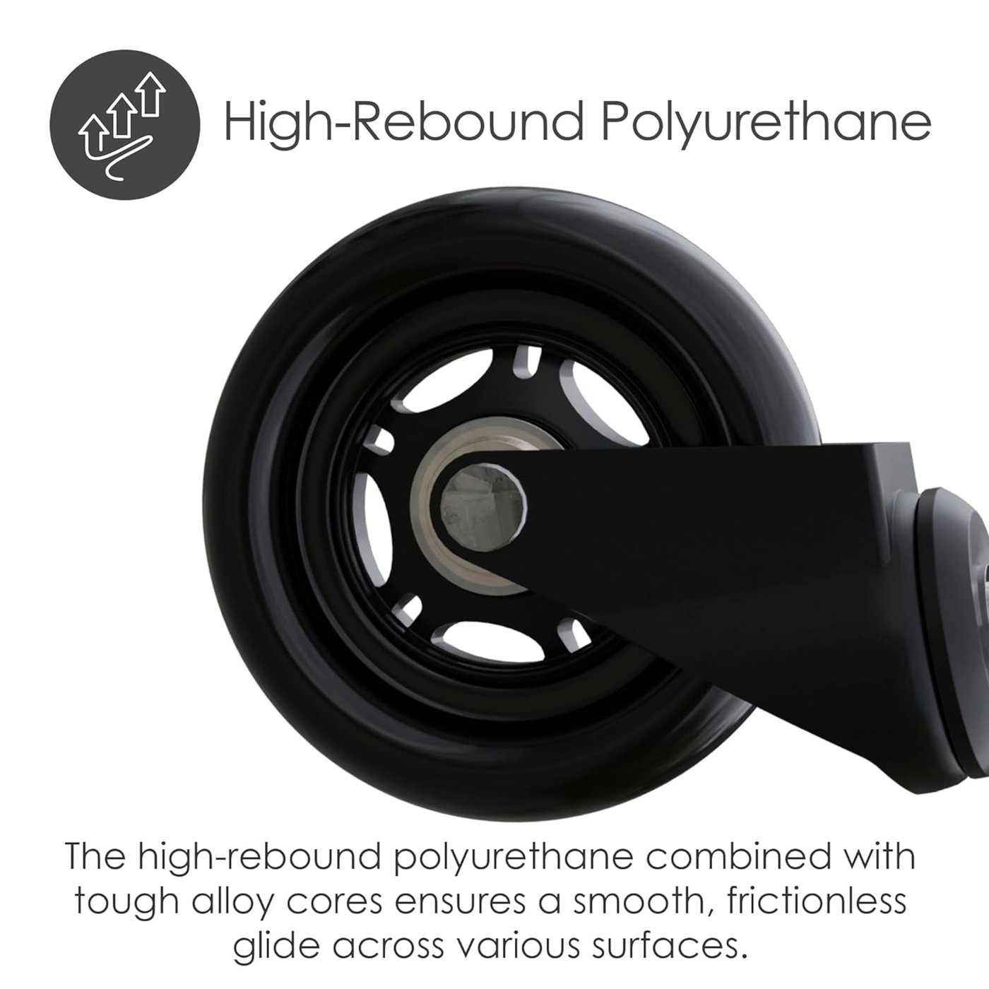 Desire2 Universalhjul for kontorstoler 5-pk.