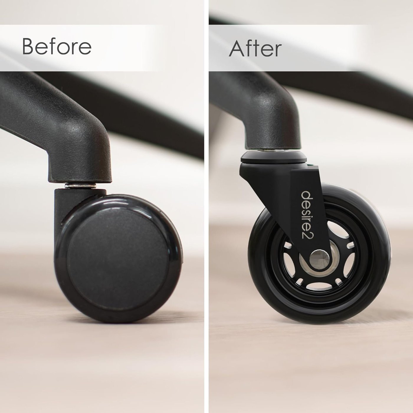 Desire2 Universalhjul for kontorstoler 5-pk.