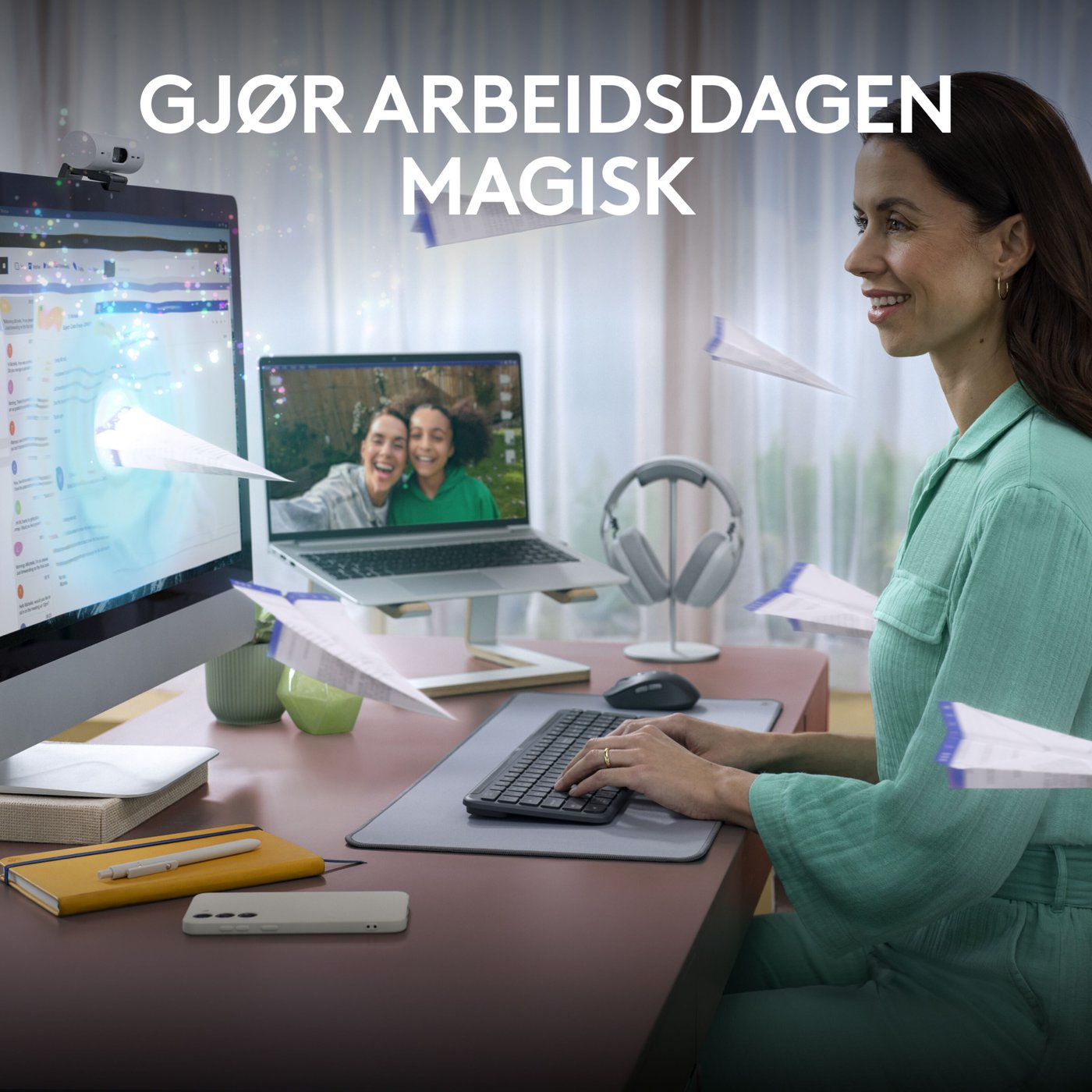 Logitech K950 Signature Slim Trådløst tastatur