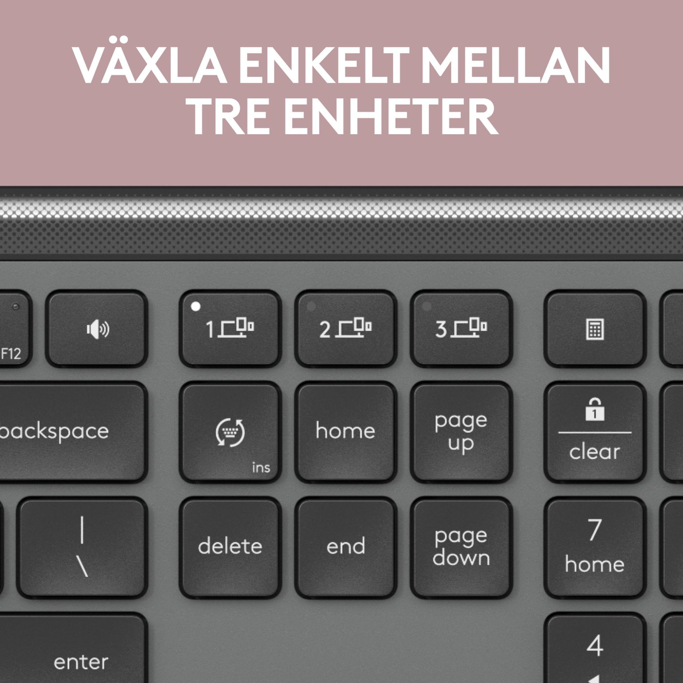Logitech K950 Signature Slim Trådlöst tangentbord
