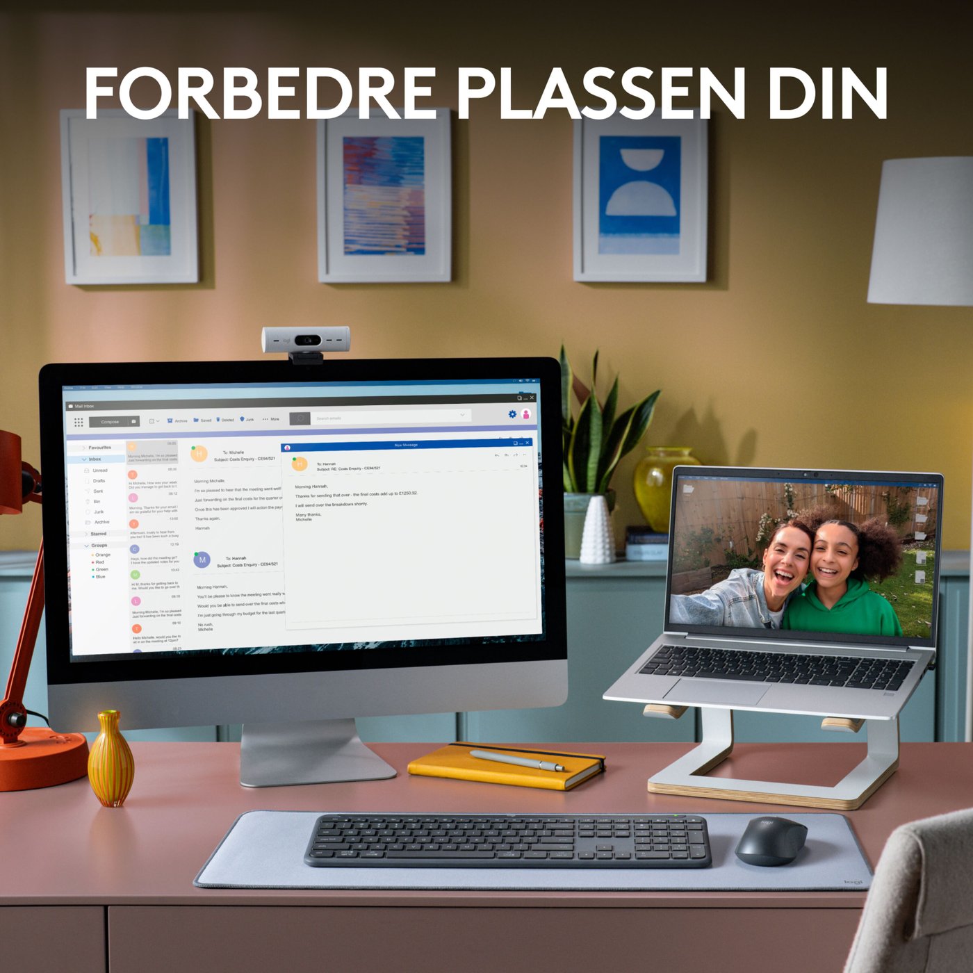 Logitech K950 Signature Slim Trådløst tastatur