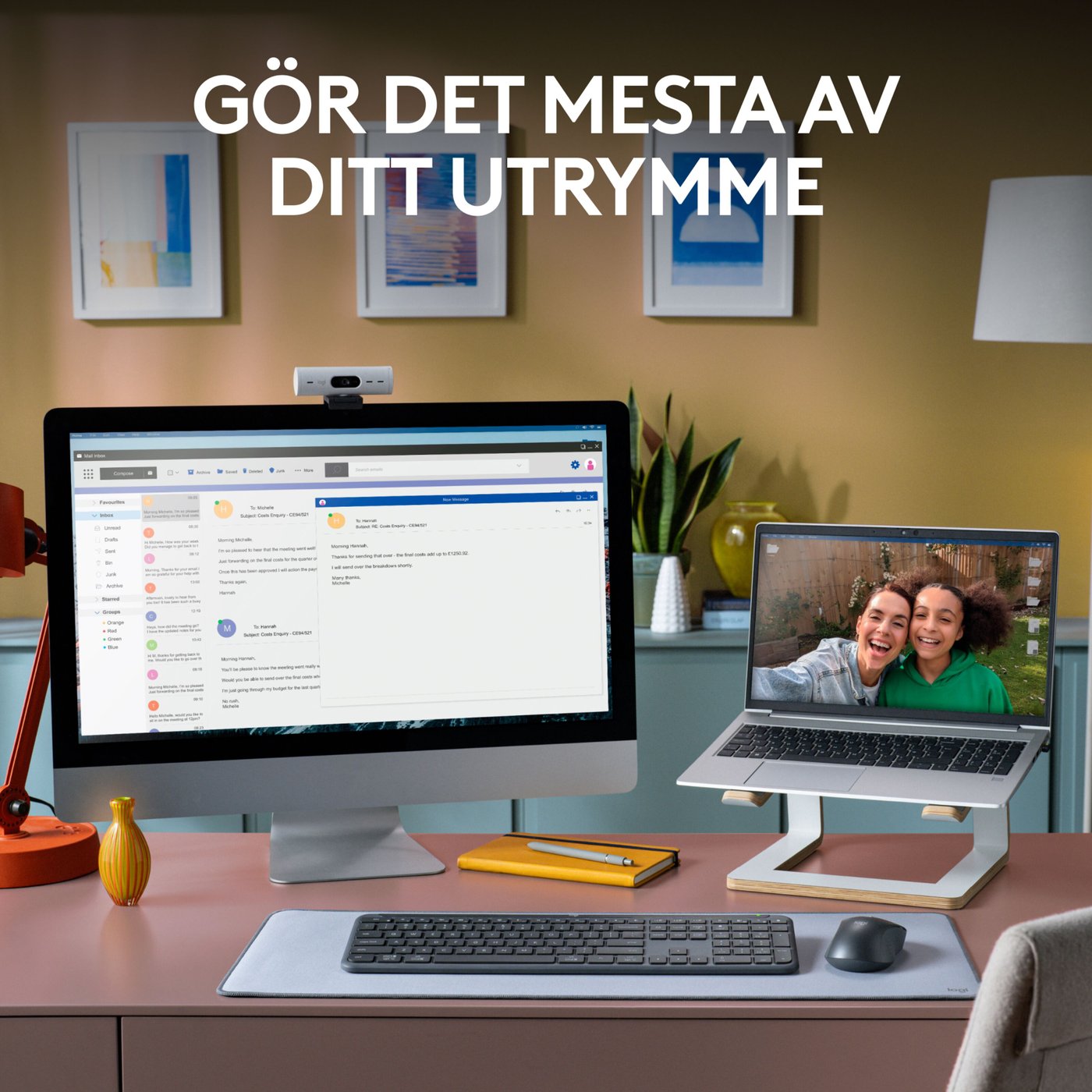 Logitech K950 Signature Slim Trådlöst tangentbord