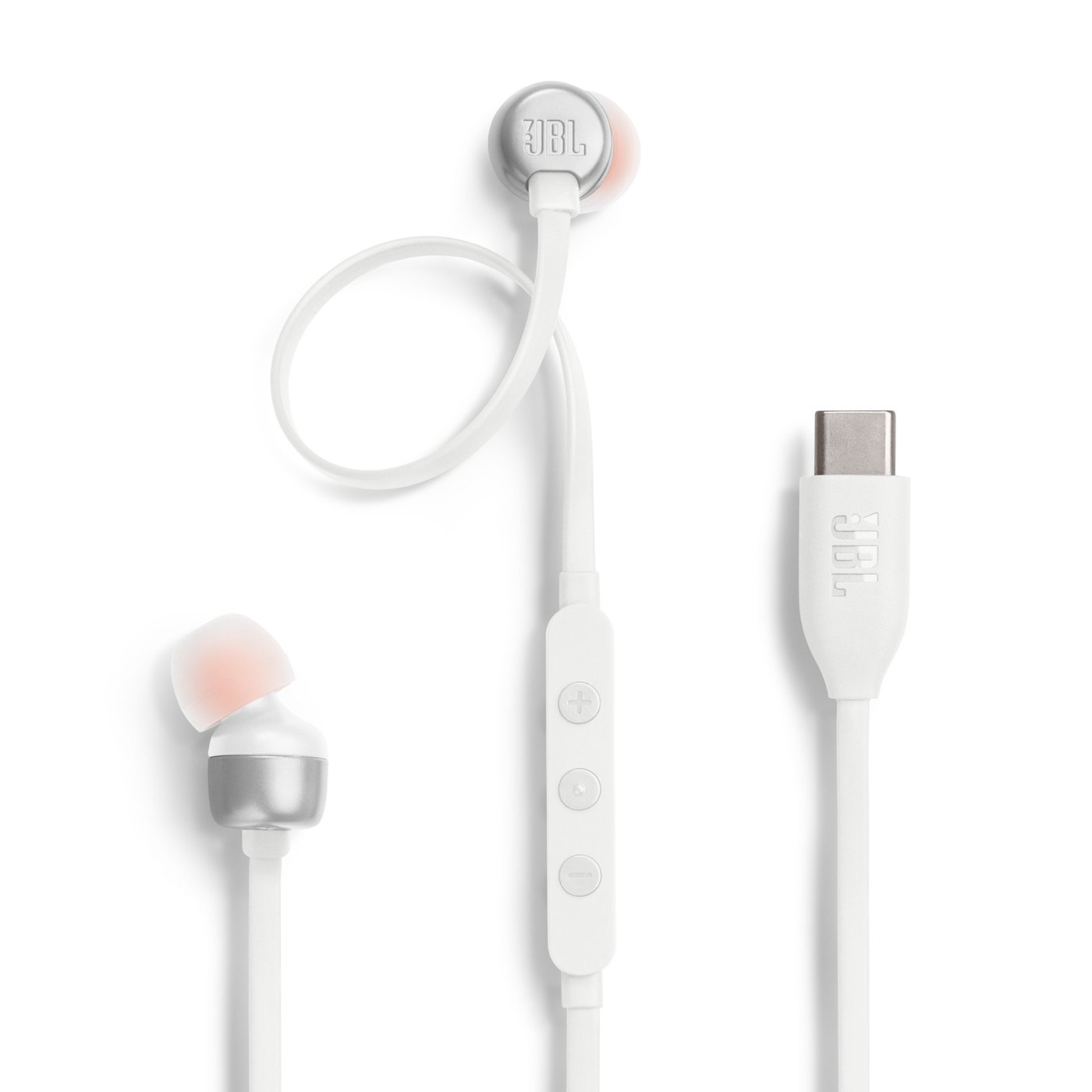 JBL Tune 310C Hörlurar med USB-C Vit