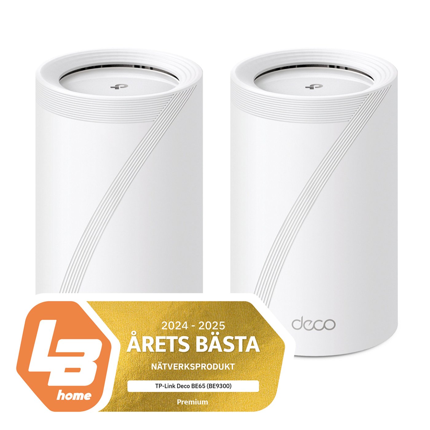TP-link Deco BE65 Mesh-router med Wifi 7 BE9300 2-pack