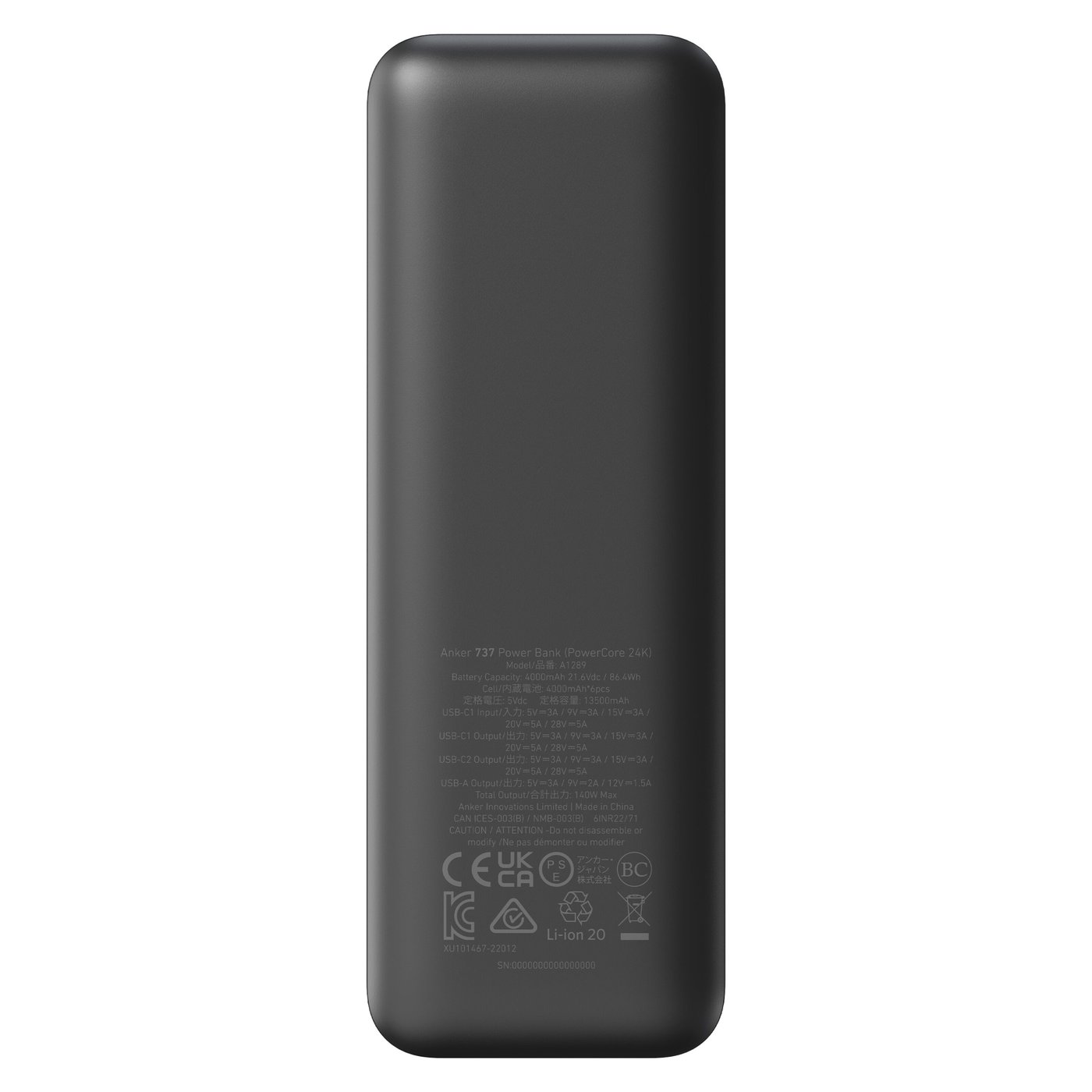 Anker 737 Powerbank 140 W PD 3.1 24000 mAh