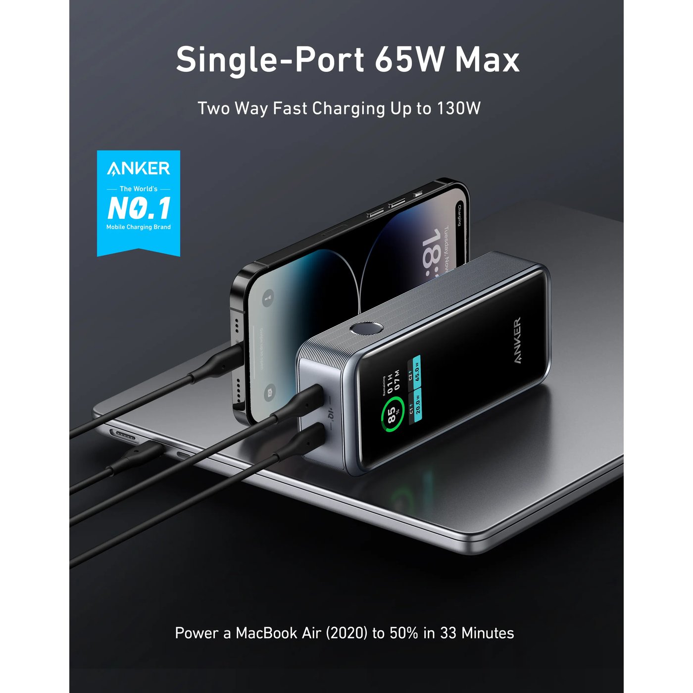Anker Prime Powerbank 130 W PD 12 000 mAh
