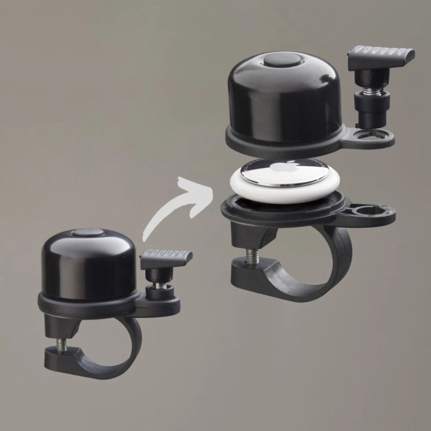 Hama Ringeklokke med innebygd feste for Apple AirTag